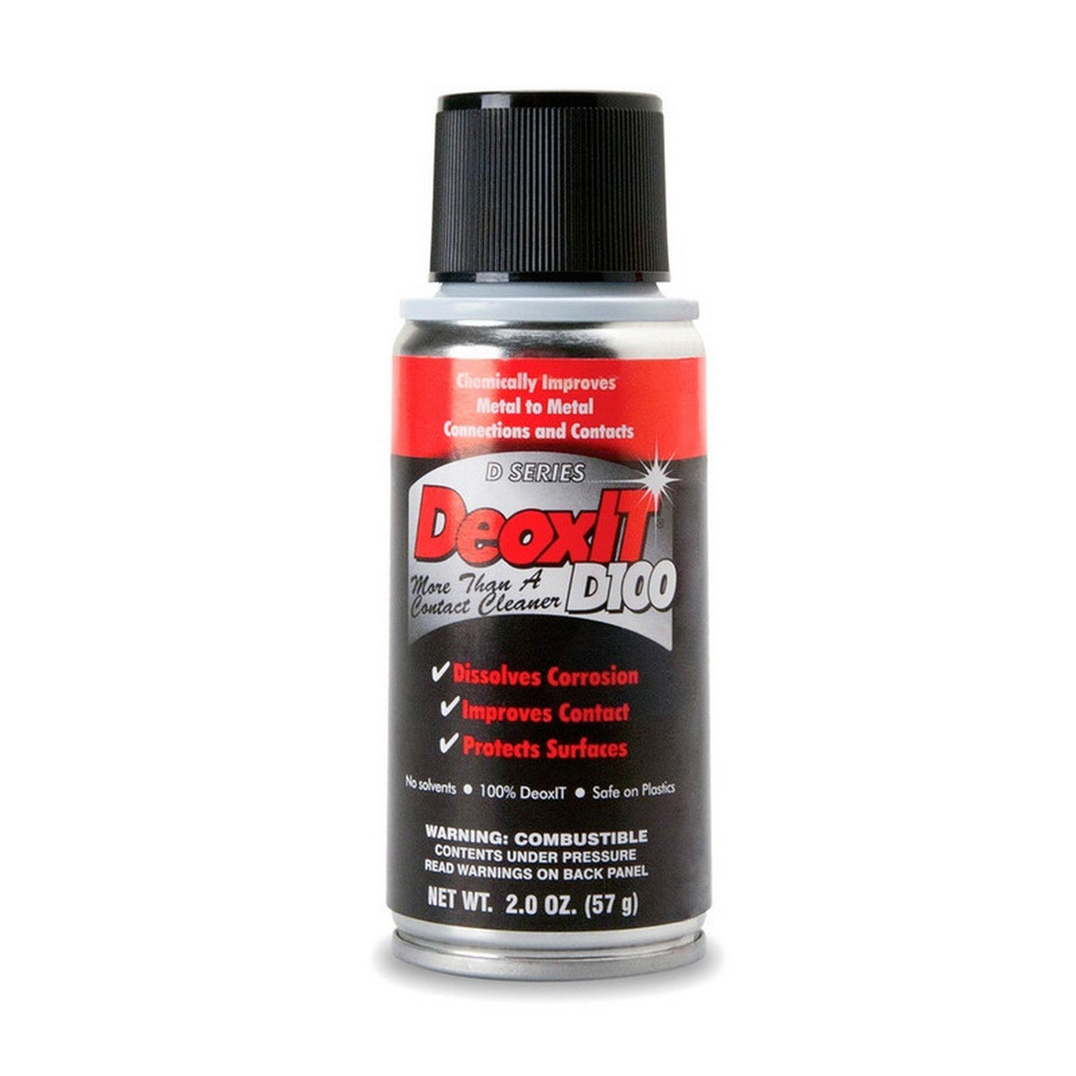 CAIG D100S-2 DeoxIT Contact Cleaner 100-Percent Spray 2-Ounces