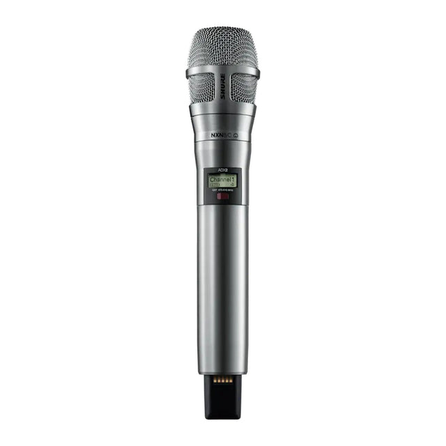 Shure ADX2/N8S Supercardioid Handheld Wireless Microphone Transmitter G57: 470-616 MHz - Nickel