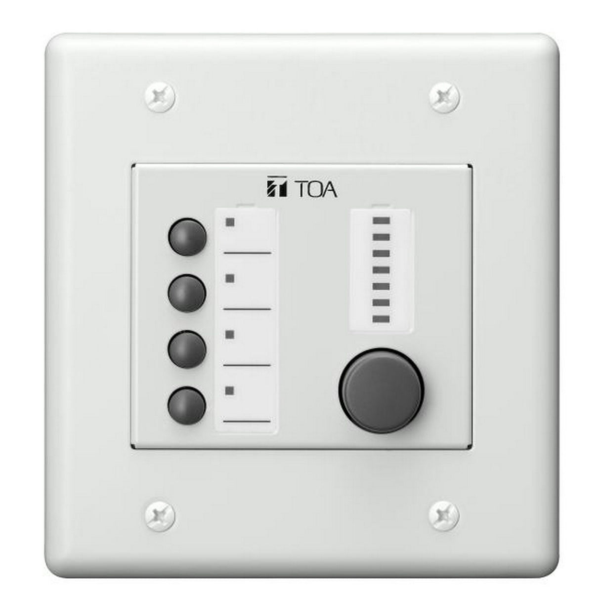 TOA Electronics ZM-9014 Assignable 4-Button Remote Panel with Volume Control