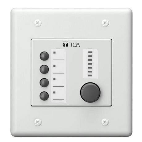TOA Electronics ZM-9014 Assignable 4-Button Remote Panel with Volume Control