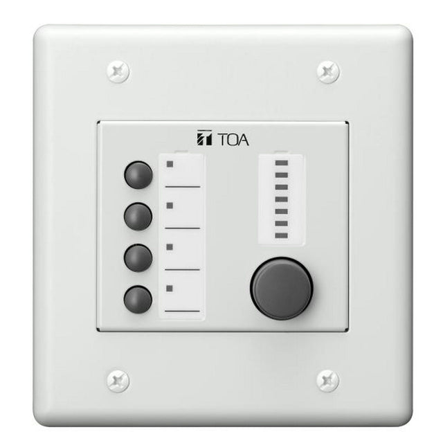 TOA Electronics ZM-9014 Assignable 4-Button Remote Panel with Volume Control
