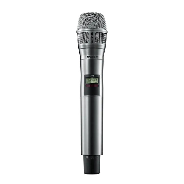Shure AD2/N8S Supercardiod Handheld Wireless Microphone Transmitter G57: 470-616 MHz - Nickel