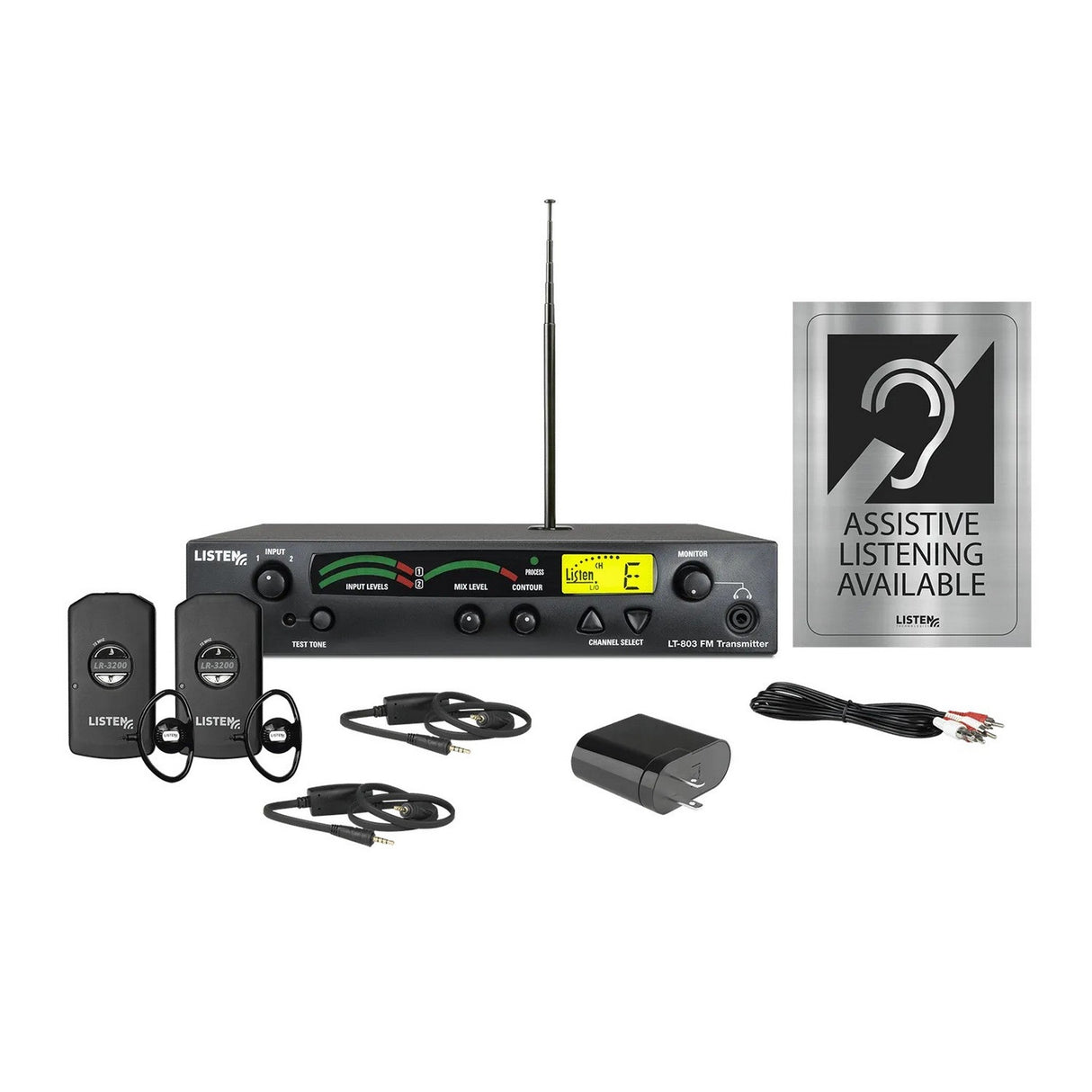 Listen Tech LS-30-072 Listen iDSP Essentials Starter Stationary RF System 72 MHz