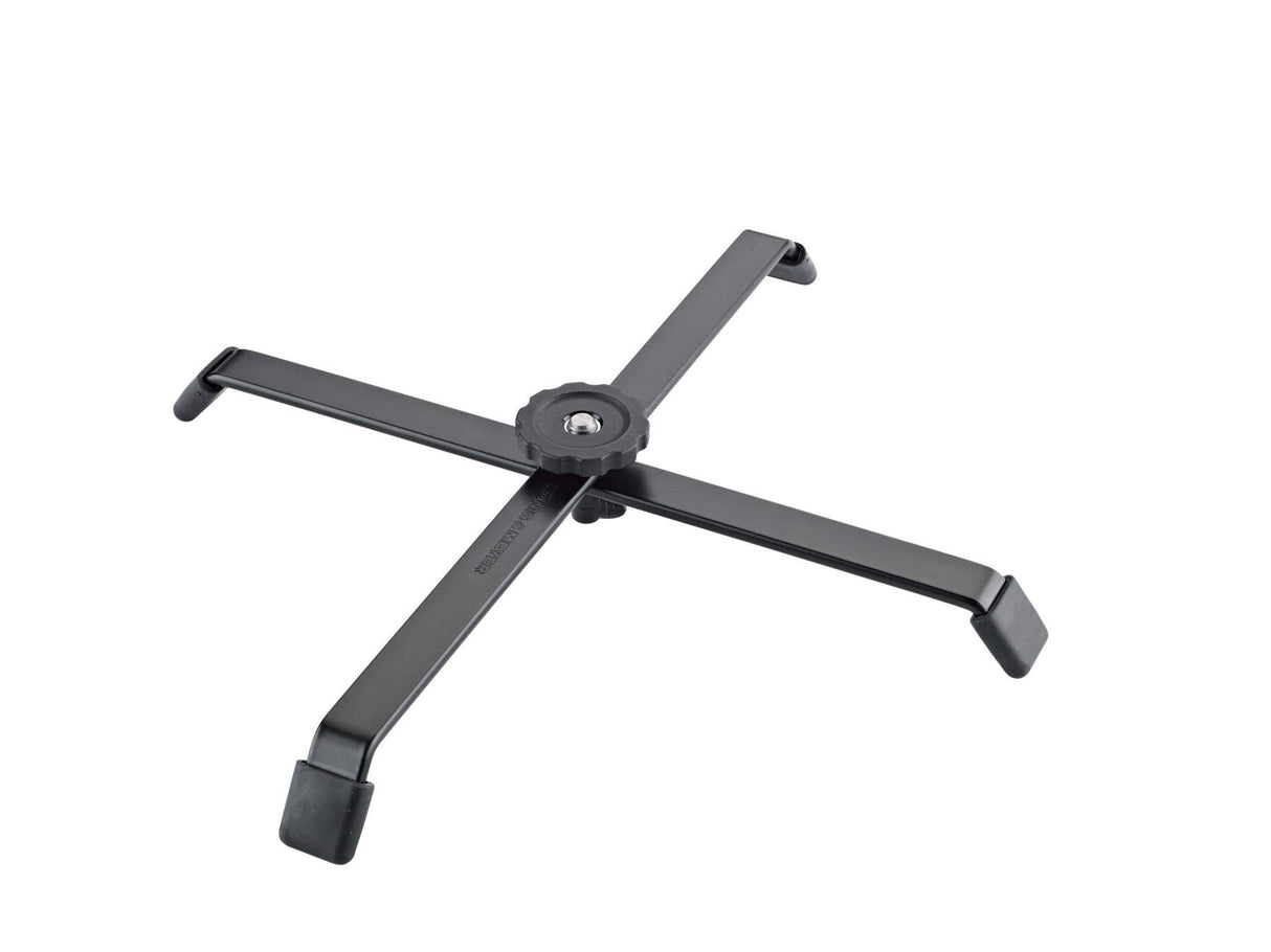 K&M 17725 Flood Par Lights Floor Base Stand M10 Threaded Bolt Black