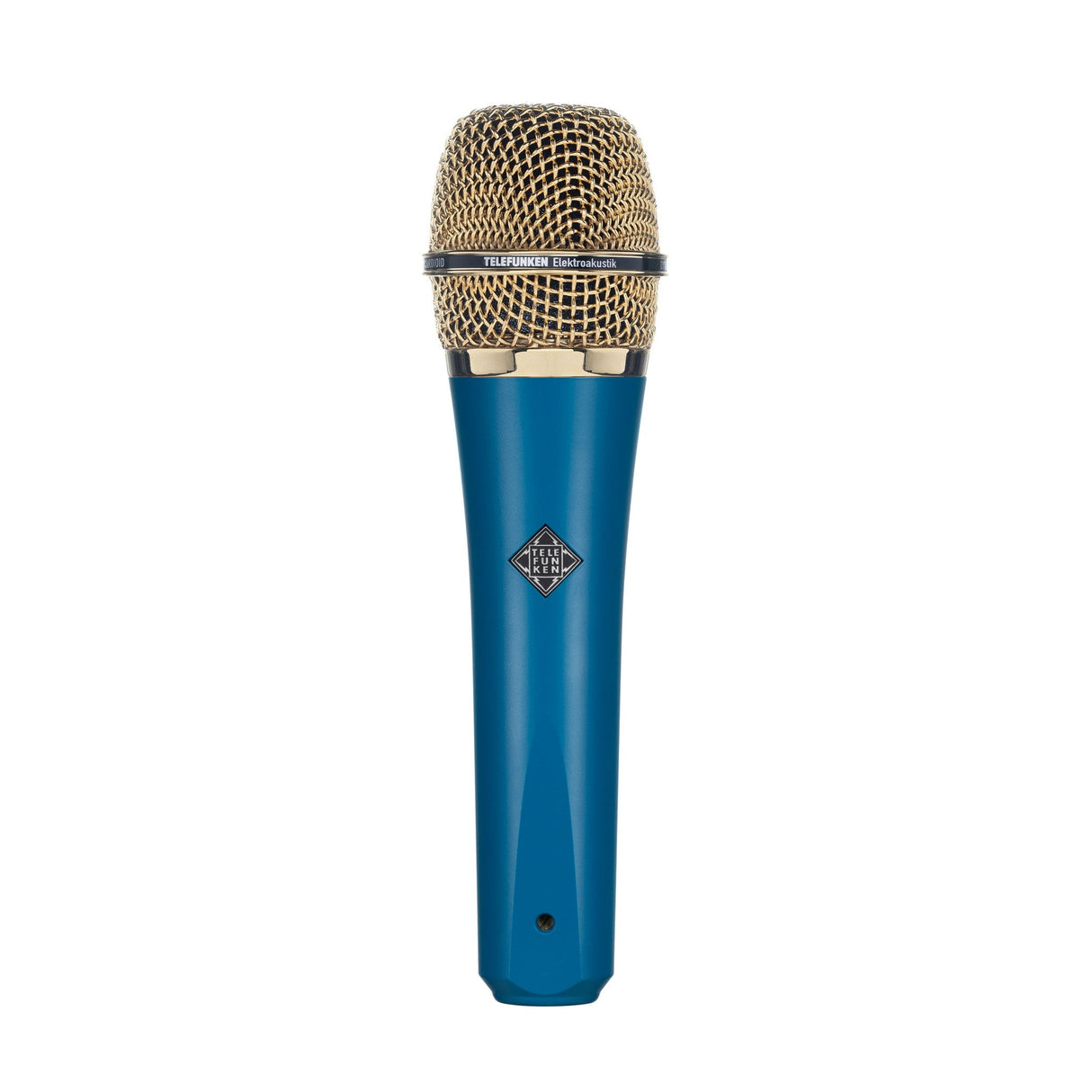 Telefunken M80 Supercardioid Handheld Dynamic Microphone Blue with Gold Grille