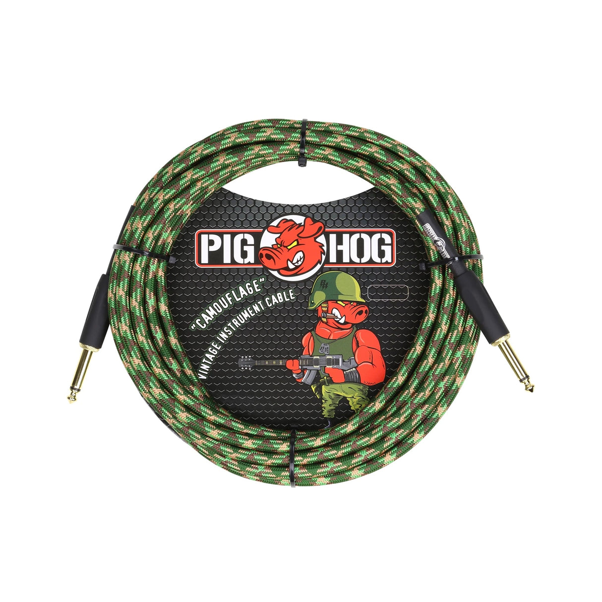 Pig Hog PCH20CF āCamouflageā Instrument Cable 20ft