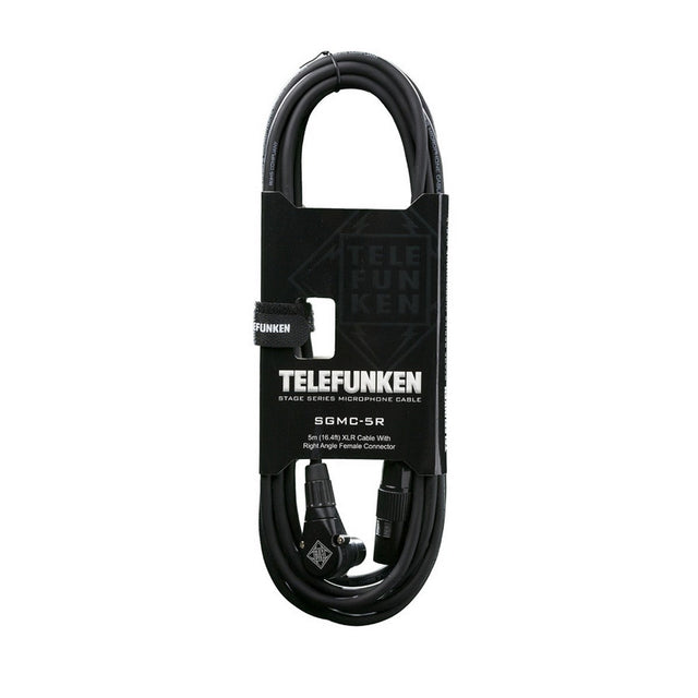 Telefunken SGMC-5R 5 Meter XLR Cable 90 degree Right Angle Female XLR