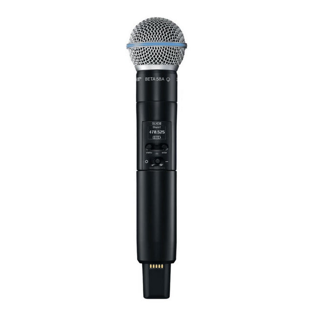 Shure SLXD2/B58 Wireless Handheld Microphone Transmitter - G58: 470 - 514 MHz