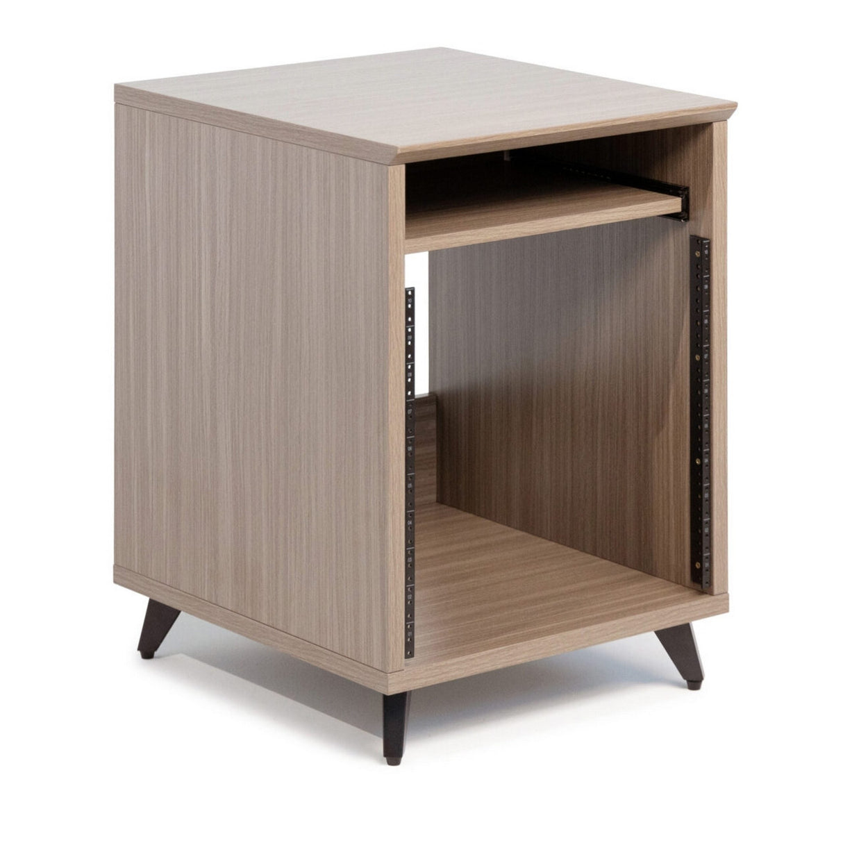 Gator GFW-ELITEDESKRK-GRY Elite Series Furniture Desk 10U Rack Driftwood Grey Finish