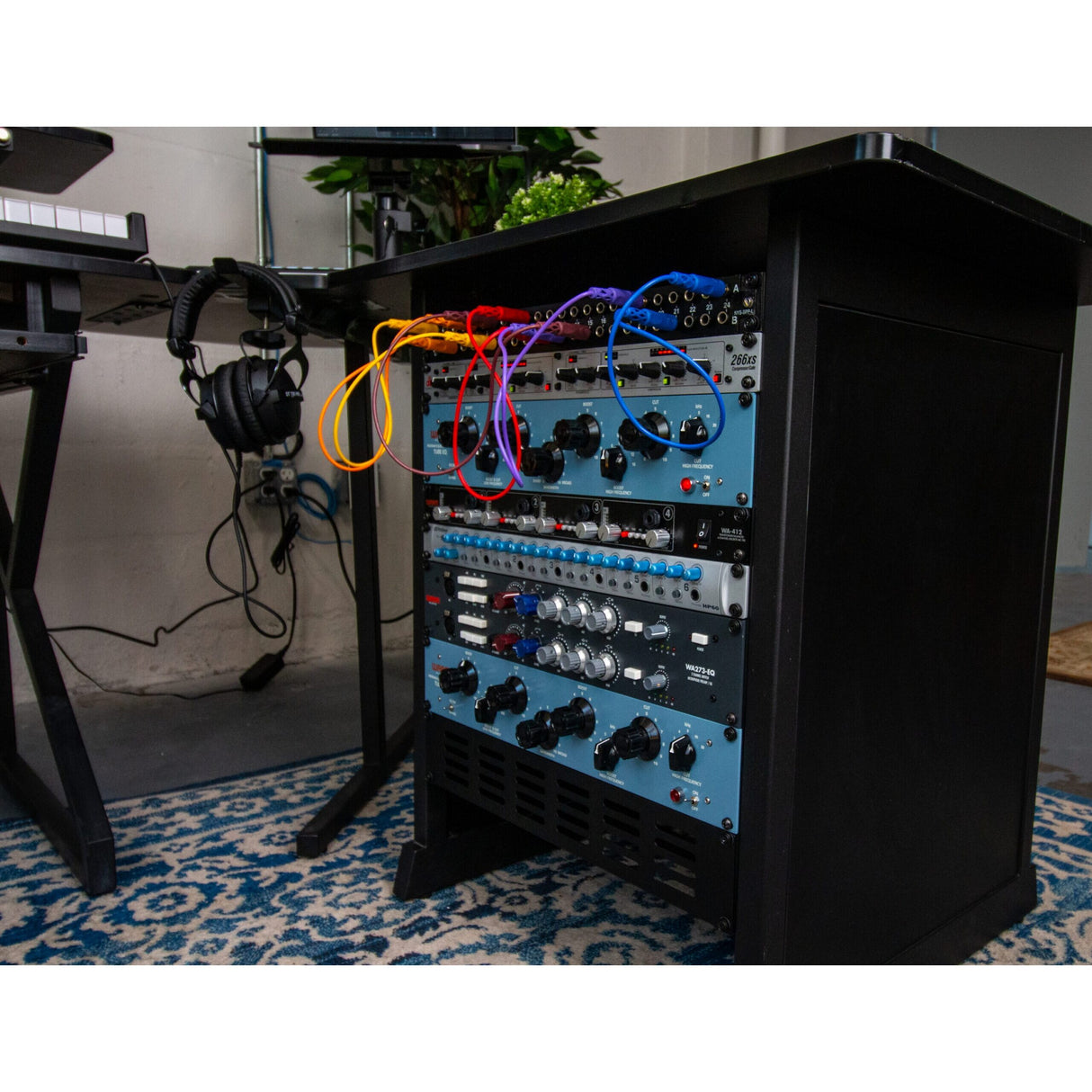 Gator GFW-DESK-RK Content Furniture 12U Rack Black