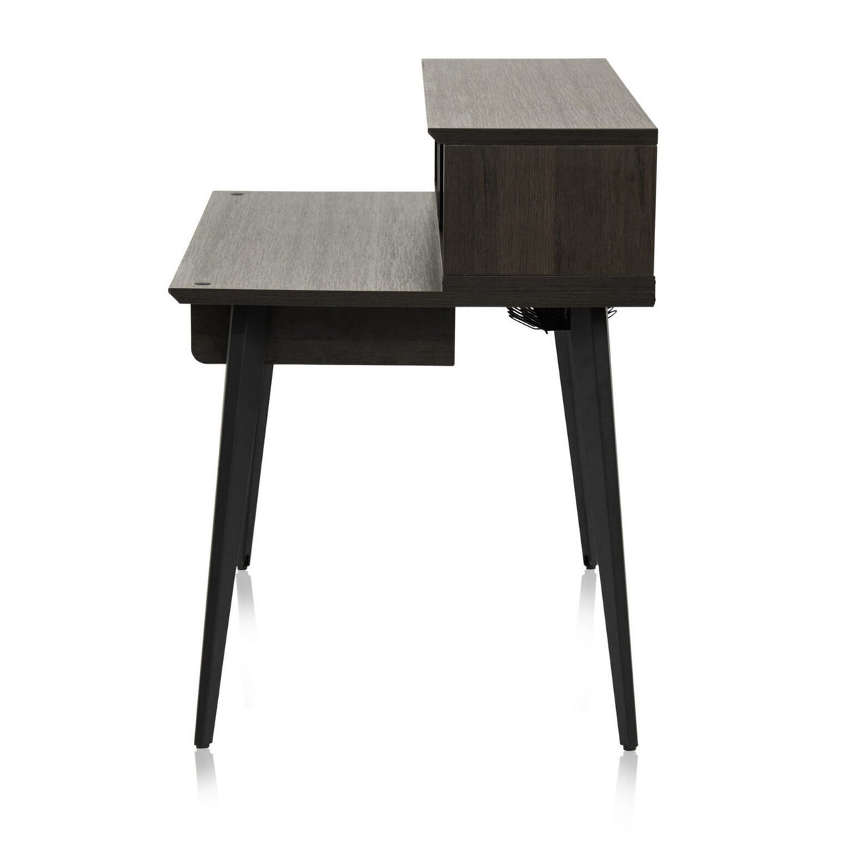 Gator GFW-ELITEDESK-BRN Elite Series Furniture Desk Walnut Brown Finish