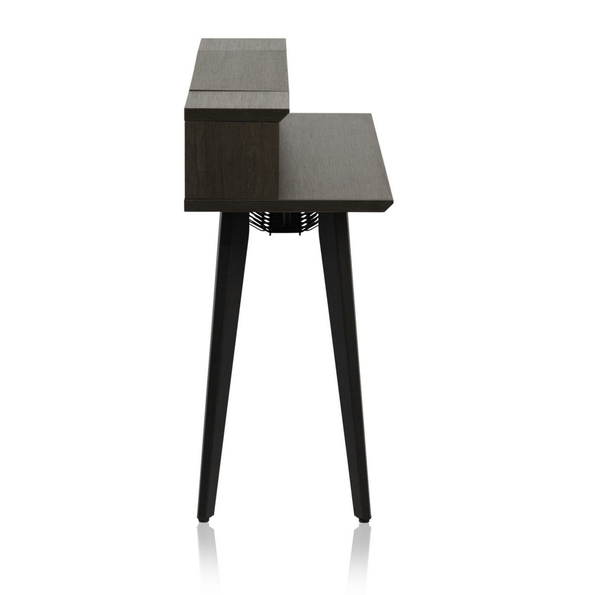 Gator GFW-ELITEKEYTBL61-BRN Elite Series Furniture for 61 Note Keyboard Walnut Brown Finish