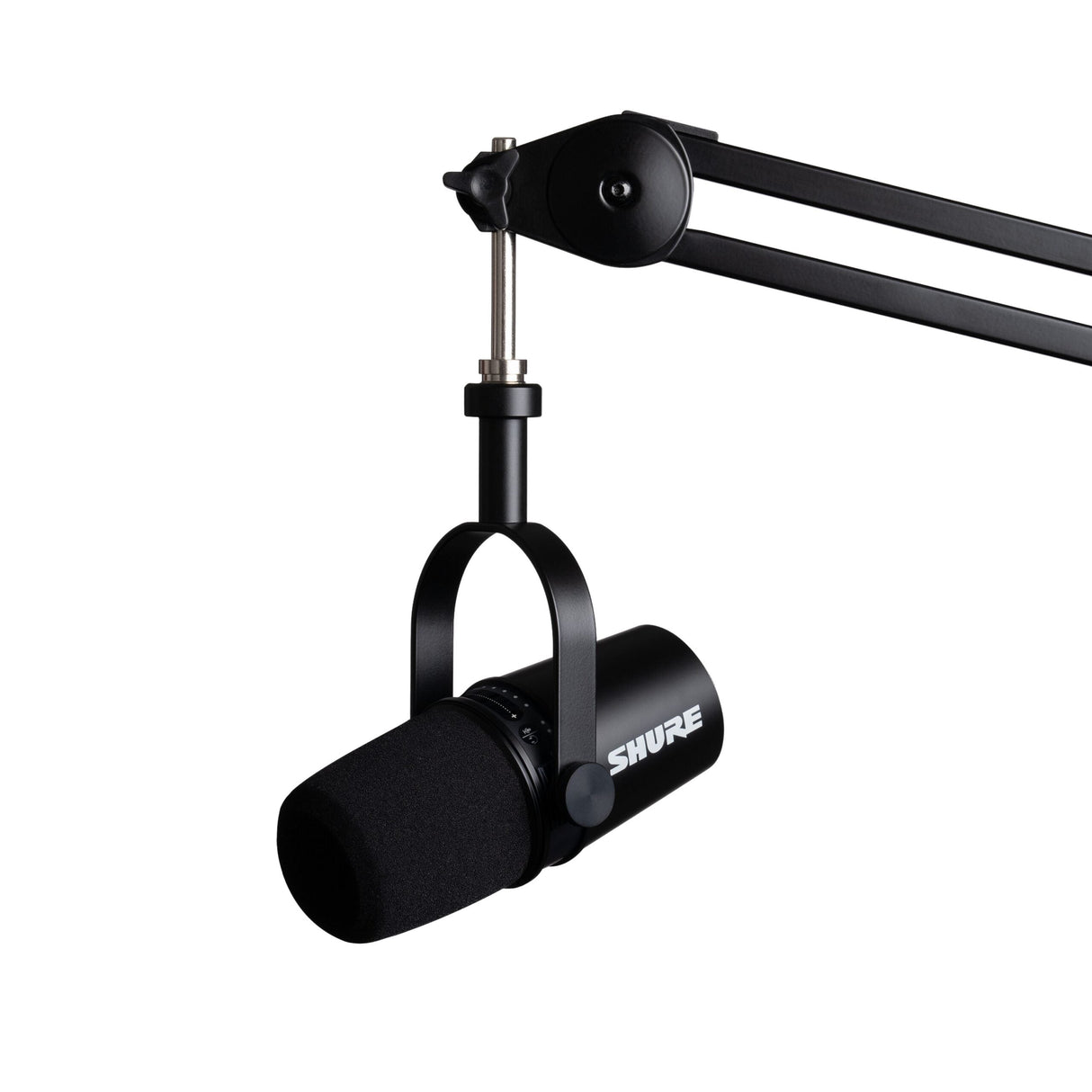 Shure MV7-K XLR/USB Dynamic Podcasting Microphone, Black (Used)