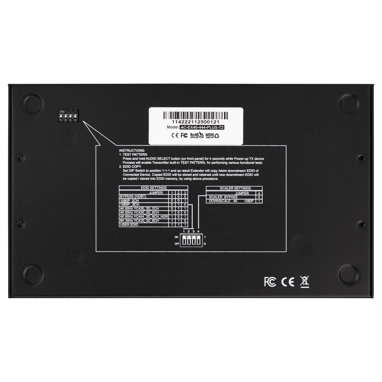 AVPro Edge AC-EX40-444-PLUS-KIT 18Gbps HDBaseT Extender Kit with USB Extension