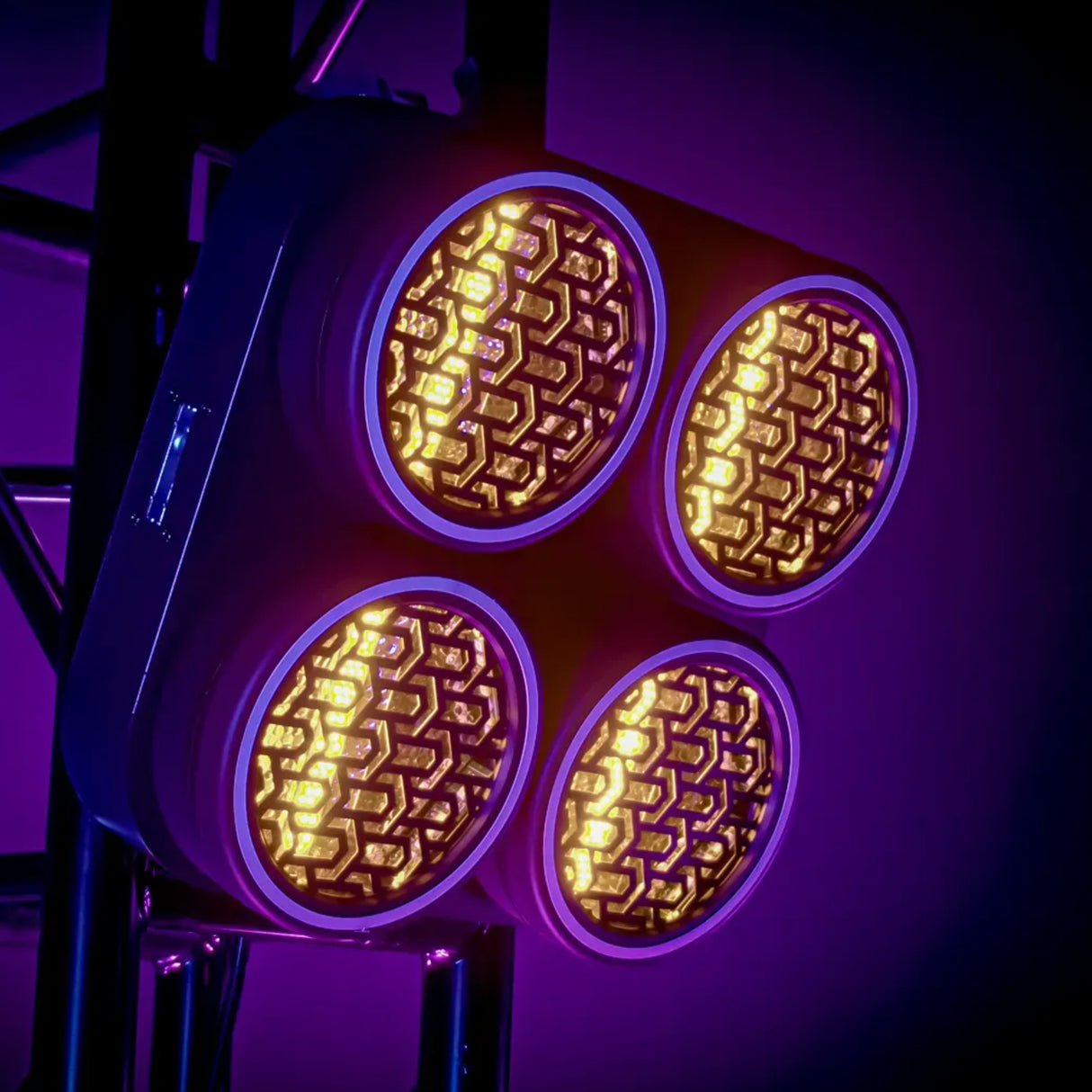 Blizzard Lighting Lux Quadra X4 High-Output Quad-Cell Blinder with RGB Aura and Ring Effects