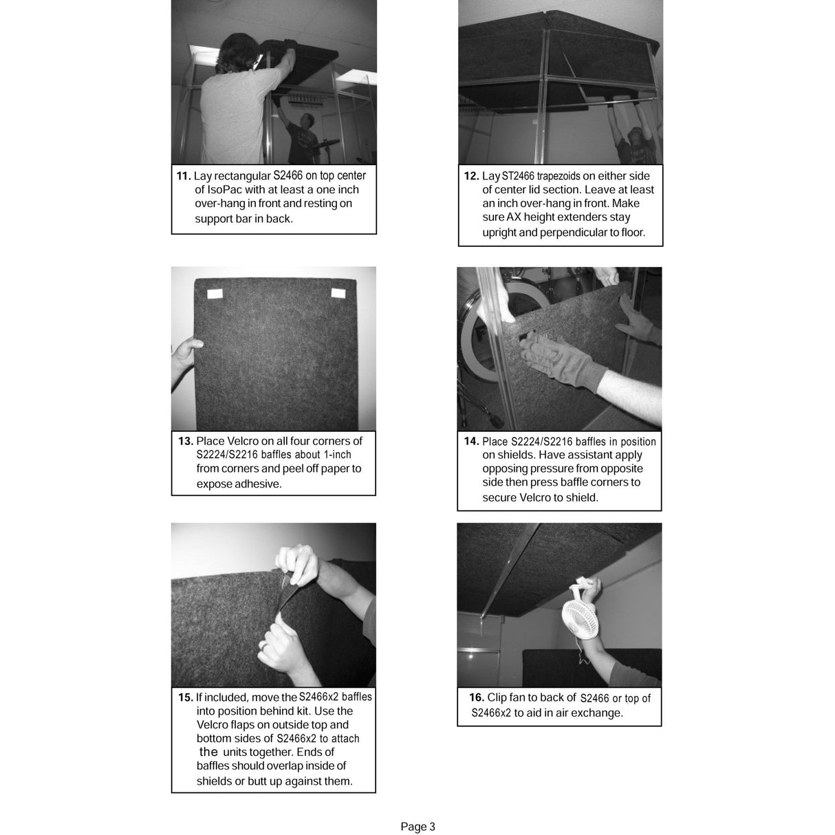 ClearSonic IPA IsoPac A Portable Drum Isolation Booth, 60-70% Volume Reduction