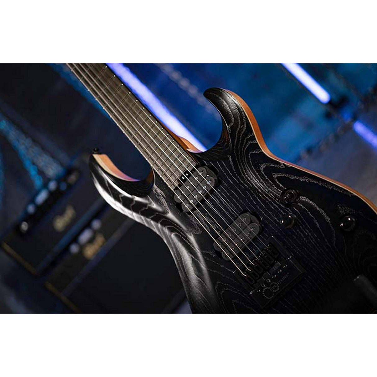 Cort KX700 Evertune Electric Guitar Ash Top on Mahogany Body - guitar