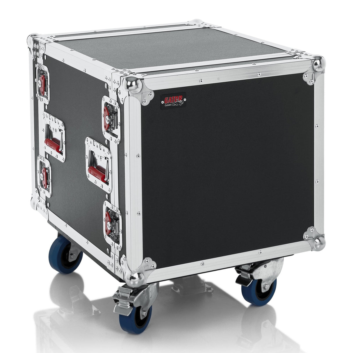 Gator G-TOUR 10U CAST ATA Wood Flight Rack Case with Casters 10U 17-Inches Deep