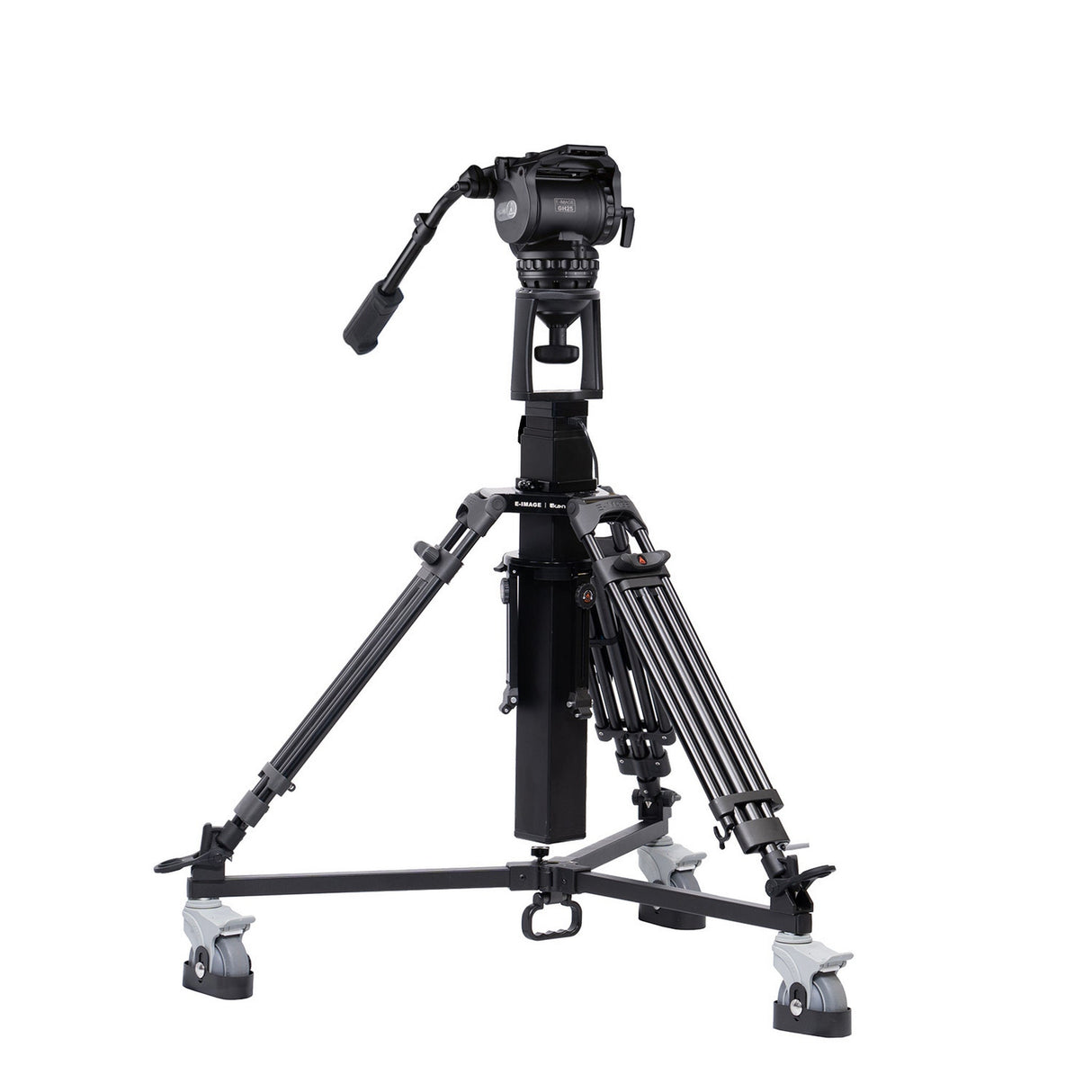 Ikan PT419W-TM-MPEDESTAL 19-Inch Widescreen Teleprompter with Talent Monitor, Motorized Pedestal, and Dolly Turnkey
