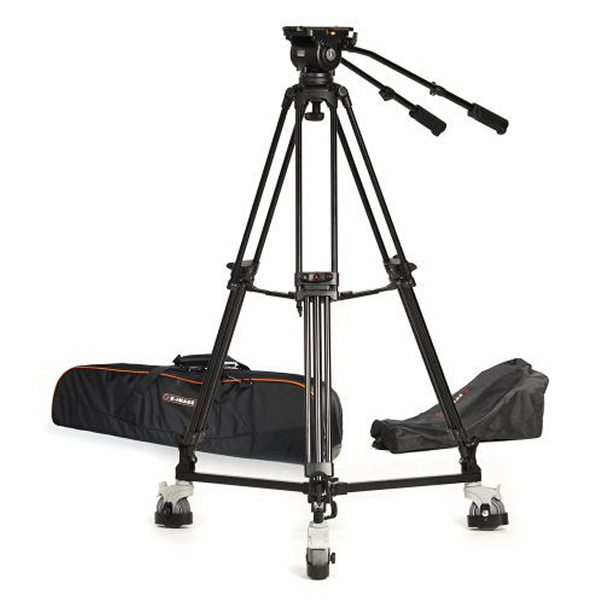 Ikan PT4500-TM-V3-TRIPOD 15-inch SDI Teleprompter Tripod Dolly Turnkey Bundle