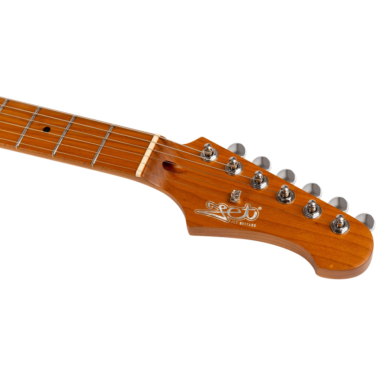 Jet Guitars JJ-300 P90 OW Electric Guitar, Olympic White Finish