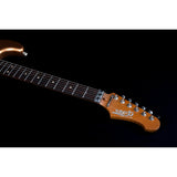 Jet Guitars JS-700 Canadian Maple Basswood Electric Guitar with HS Alnico V Pickup, Copper