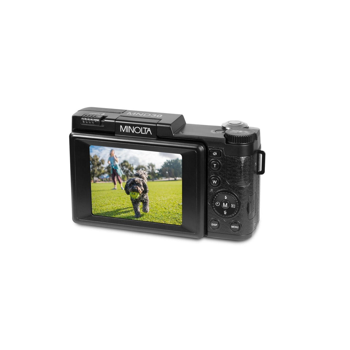 Minolta MND30 30 MP 2.7K Ultra HD Digital Camera Black