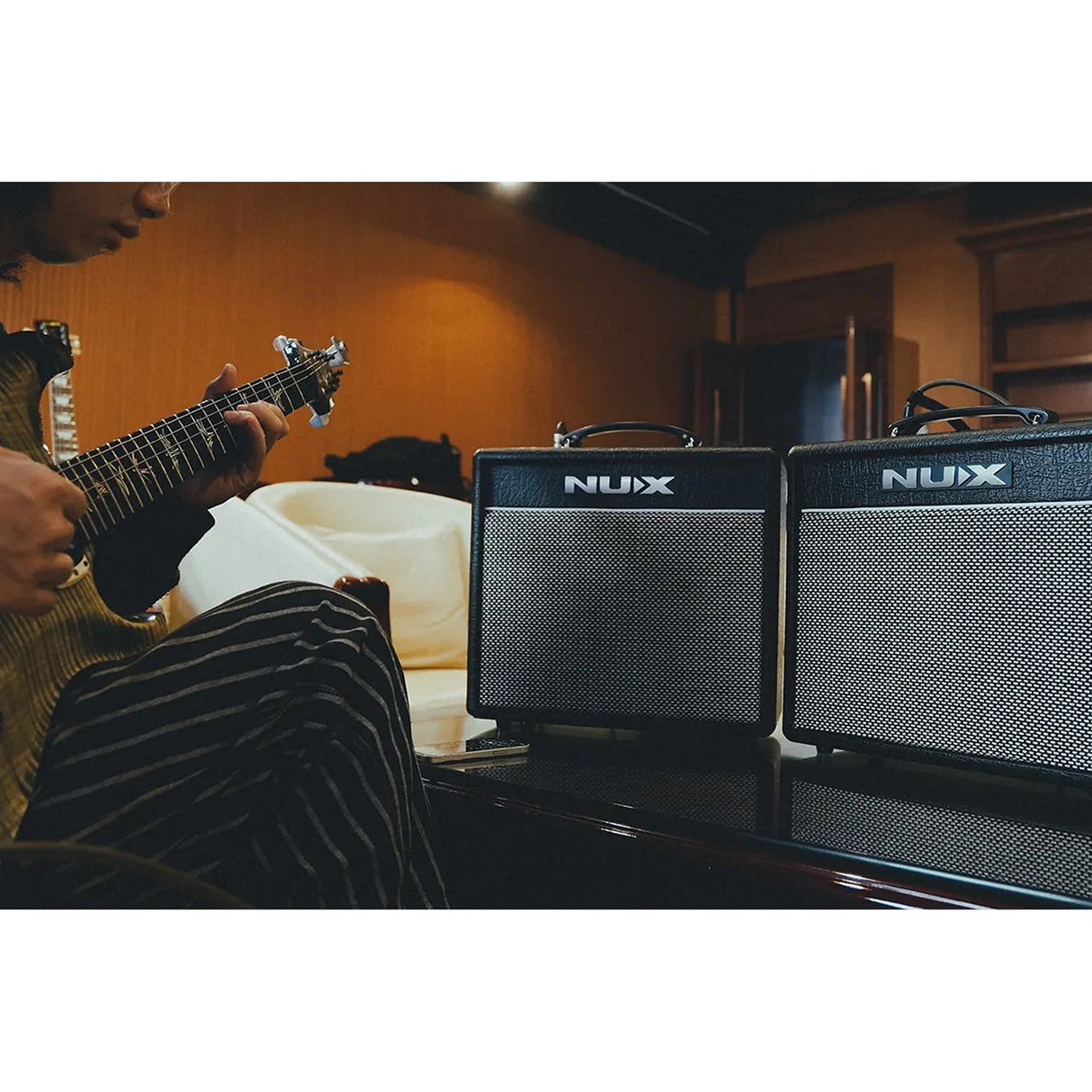 Nux Mighty 20 mkII 20W Bluetooth Digital Modeling Guitar Amplifier - amps