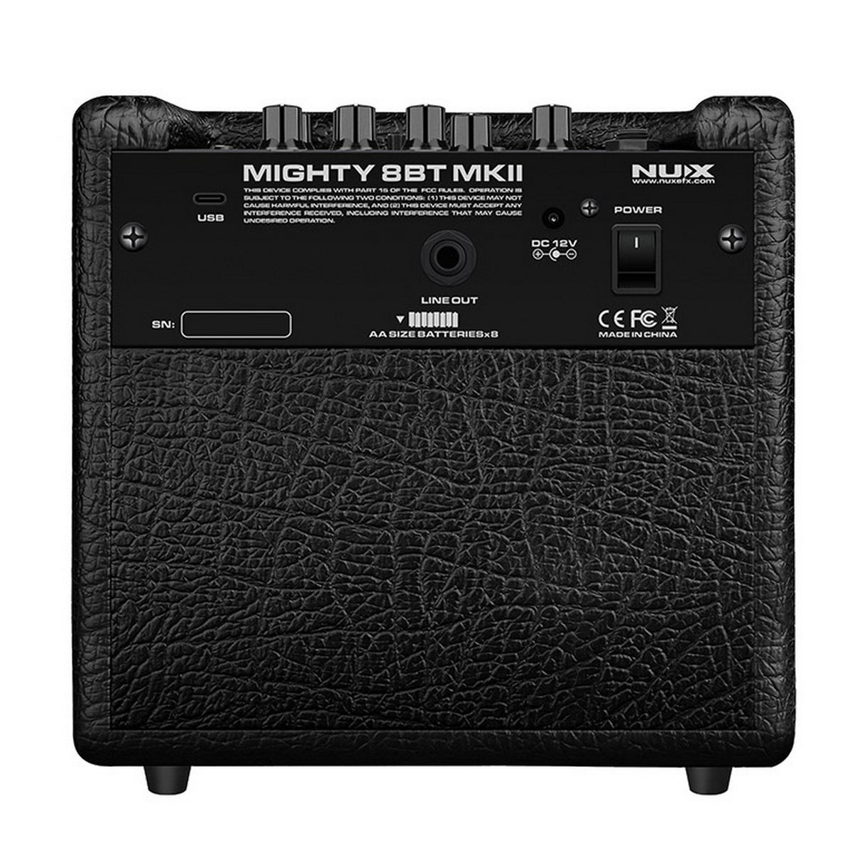 NUX Mighty 8BT MKII 8-Watt Battery-Powered Bluetooth Electric Guitar Amplifier