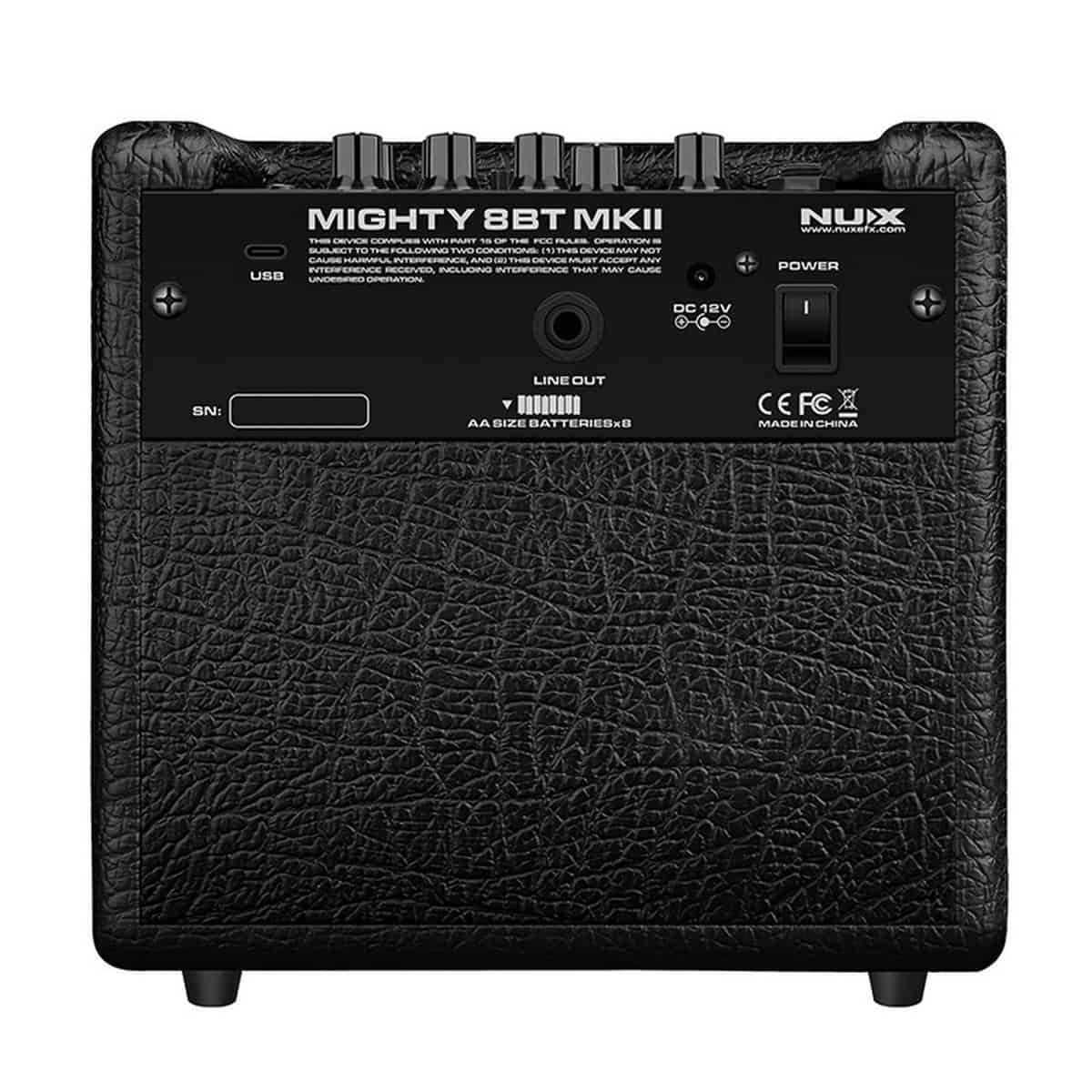 Nux Mighty 8BT MKII 8-Watt Battery-Powered Bluetooth Electric Guitar Amplifier - amps