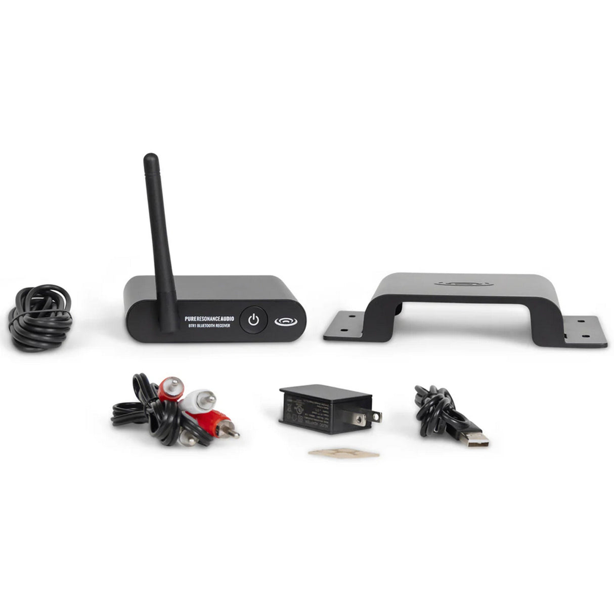 Pure Resonance Audio Portable School Field PA System with Dual A115 15-Inch Bluetooth Loudspeakers, UC1S Vocal Microphone, and BTR1 Bluetooth Receiver