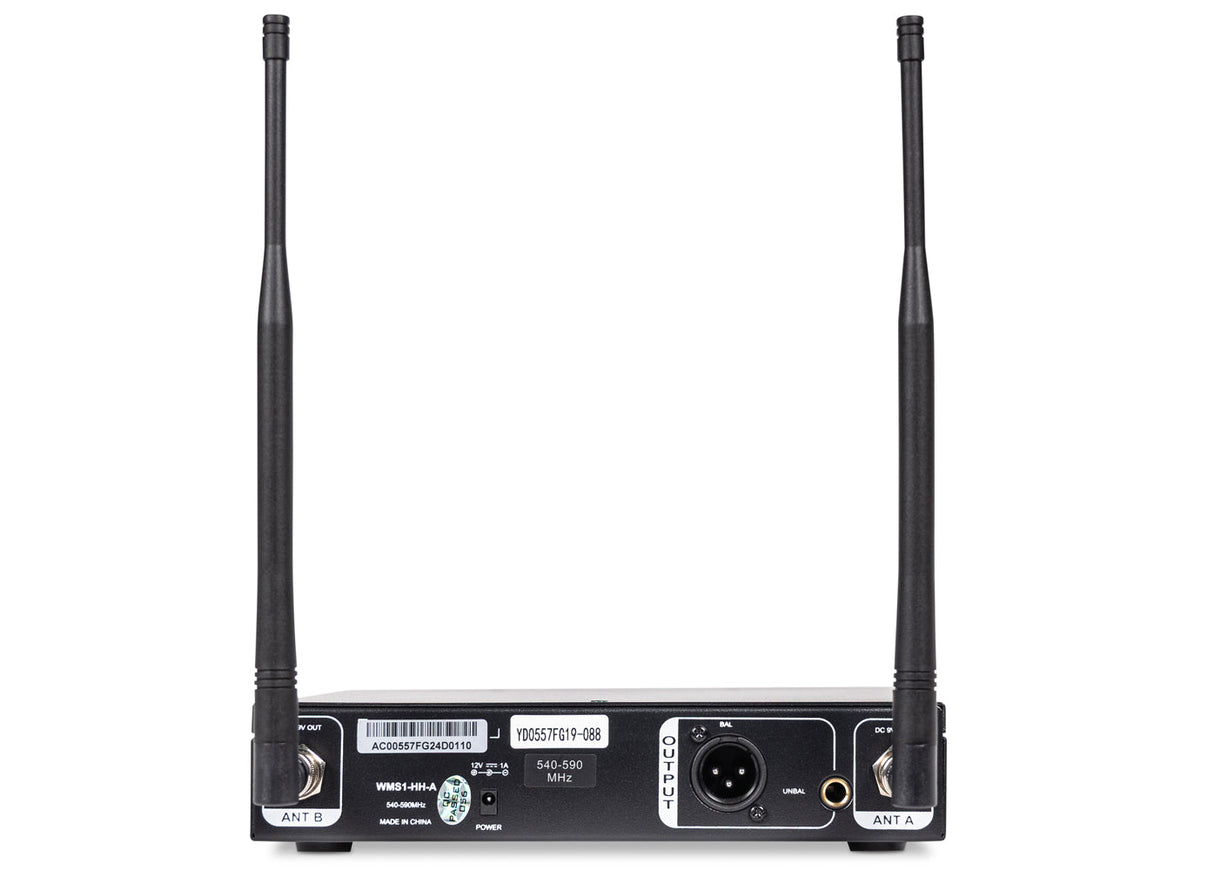 Pure Resonance Audio School Speaker System with VCA8 Vector Ceiling Tile Speaker, MA30BT Bluetooth Mixer Amplifier, and WMS1-HH Wireless Handheld Microphone