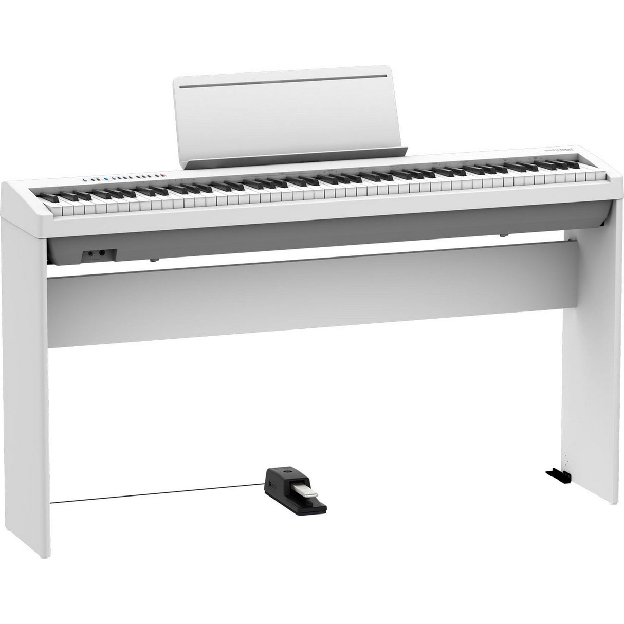 Roland FP-30X 88-key digital piano keyboard front view