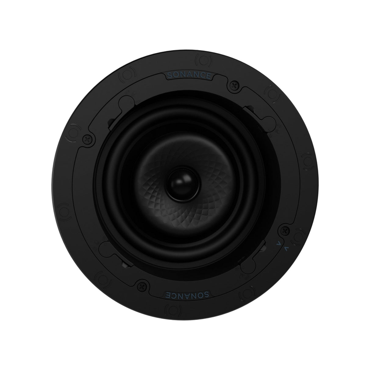 Sonance VX Series 6-Inch Round In-Ceiling Speaker with White Micro Trim Grille Pair