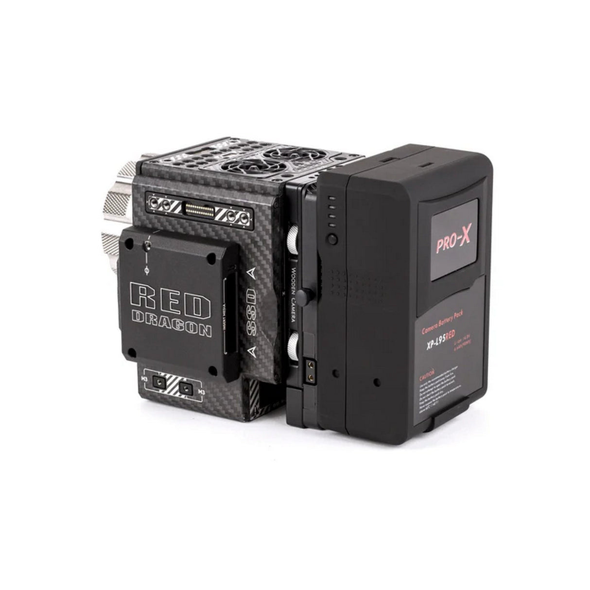 Wooden Camera Cable-less V-Mount Battery Plate for RED DSMC2 Camera