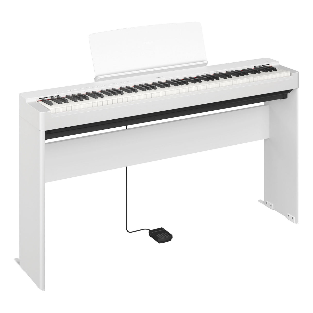 Yamaha P-225 88-Note GHC Digital Piano, White