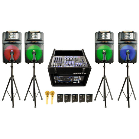 VocoPro CLUB-THUNDER-4000 DJ/Karaoke Club System 4000-Watt