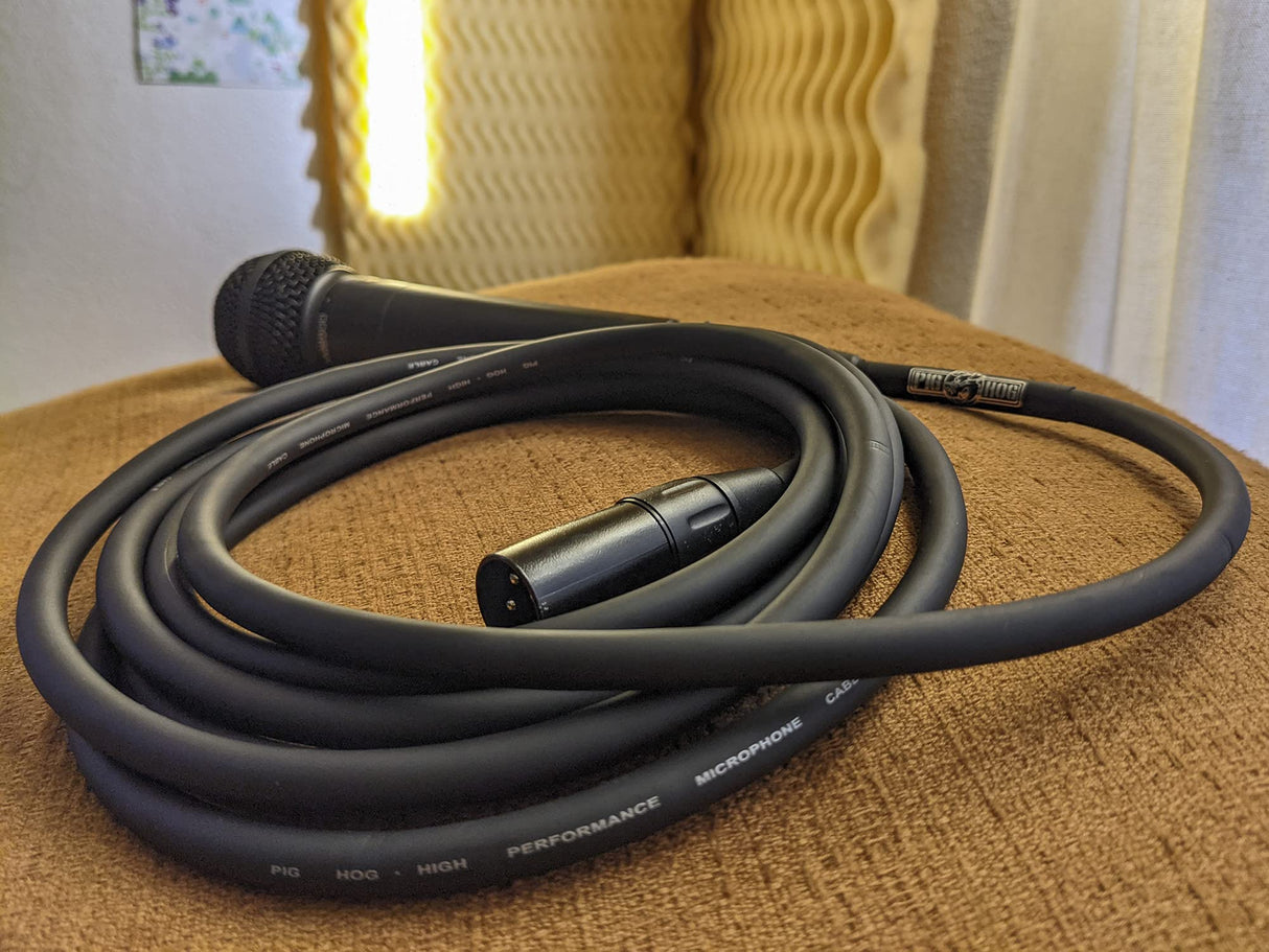 Pig Hog PHM50 8mm Microphone Cable 50ft XLR