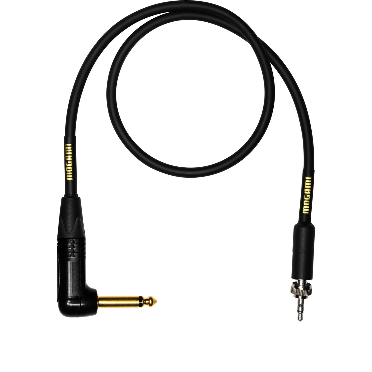 Mogami Gold Beltpack TA4F Male to 1/4-Inch Male Cable for Shure - 18-Inch / Straight to Straight