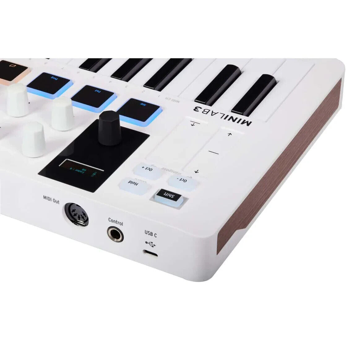Arturia MiniLab 3 25-Note Compact MIDI Keyboard and Pad Controller White (Used) - used