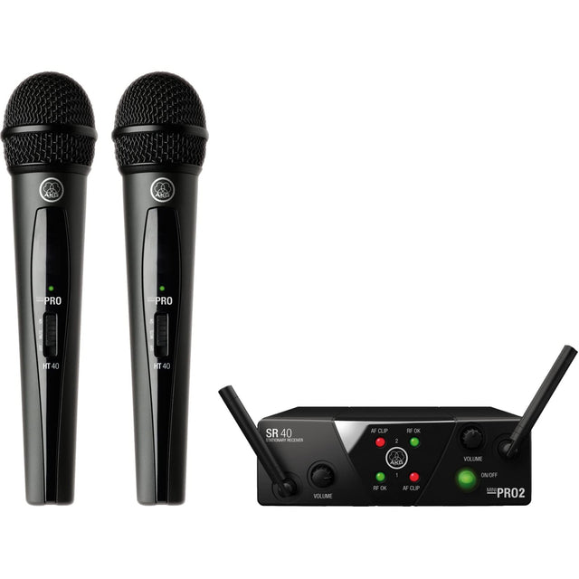 AKG WMS40 Mini Dual Band Vocal Wireless System US25CD