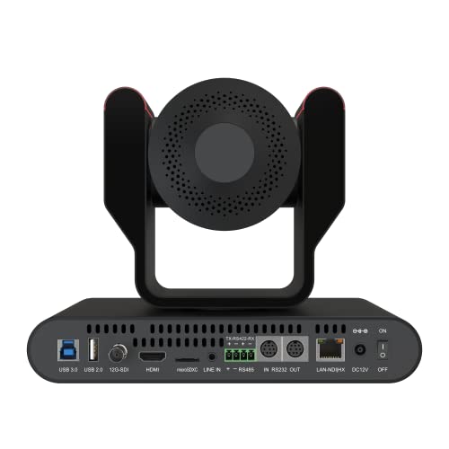 BZBGEAR BG-ADAMO-4KND25X-B 25X 4K UHD HDMI/12G-SDI/USB/USB/NDI|HX PTZ Camera Black