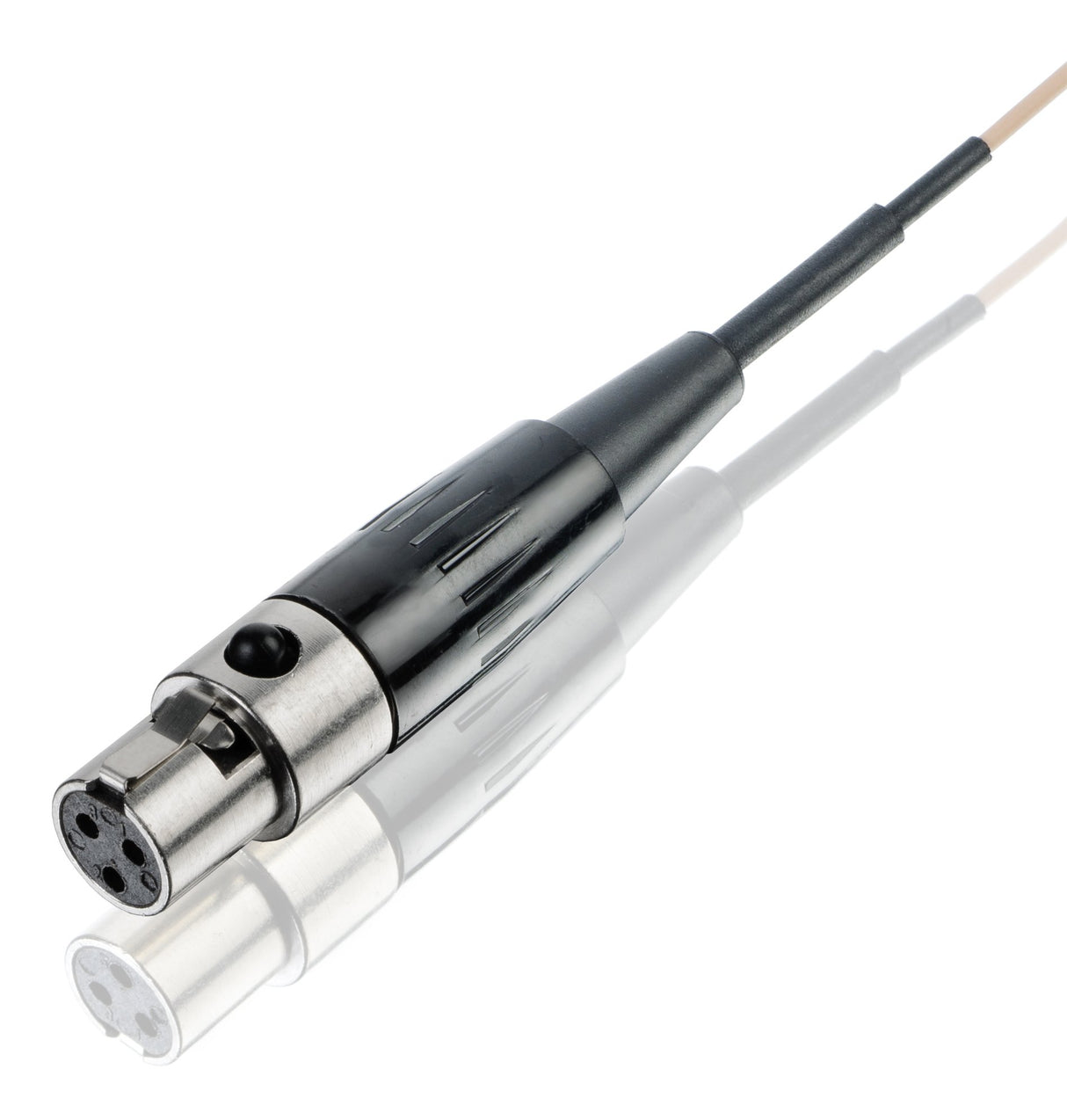 Countryman H6DW5LSV Directional H6 Headset Microphone with Samson TA3F Connector Light Beige
