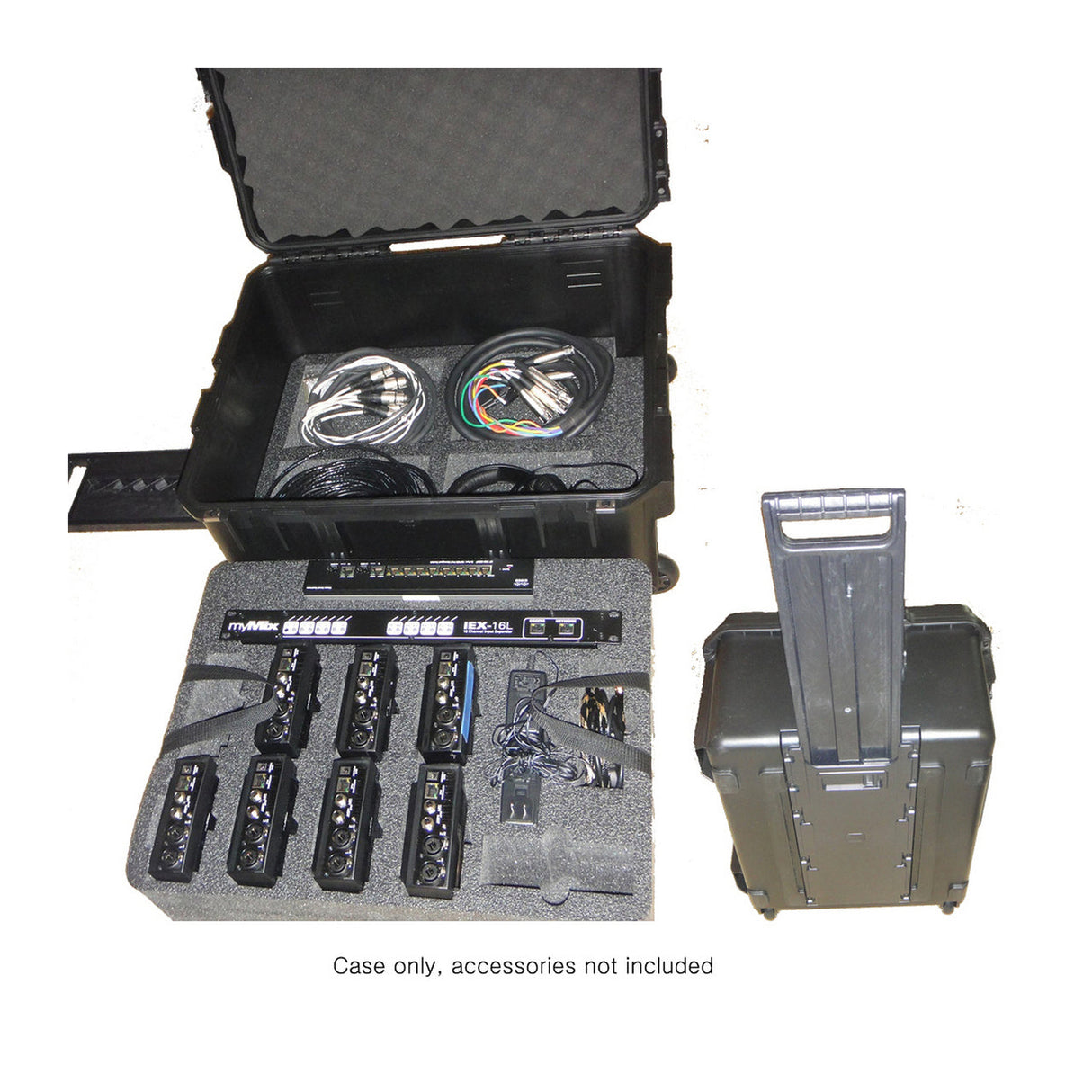 myMix DEMO 10 CASE Professional Hard Case for 8 myMix 1 IEX-16 and 1 Power8 Switch