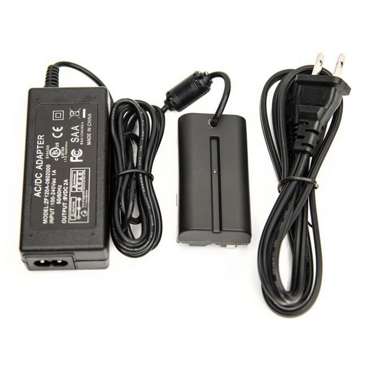 SmallHD AC Power to Sony L-Series Faux Battery US Cord