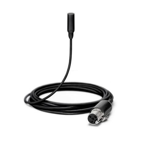 Shure TL48B/O TwinPlex Omnidirectional Subminiature Lavalier Microphone Black with TA4F Connector and Accessories