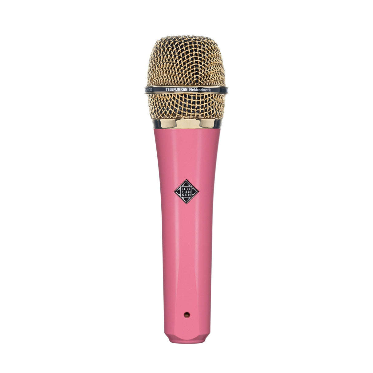 Telefunken M80 Supercardioid Handheld Dynamic Microphone Pink with Gold Grille