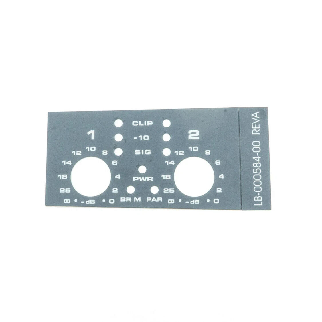 QSC LB-000584-00 Replacement Gain Sticker for PLX2 Series Single Unit
