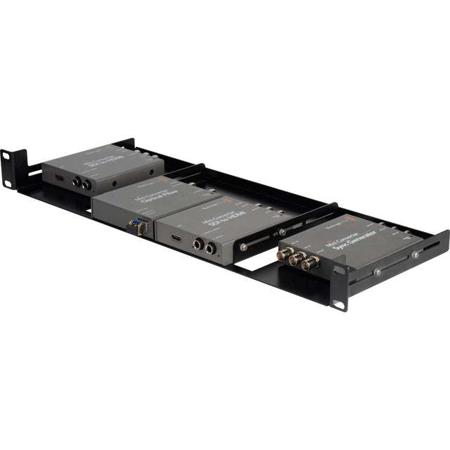 My Custom Shop BLACKRACK-1 Universal Blackmagic Design Mini Converter Rackmount 1RU