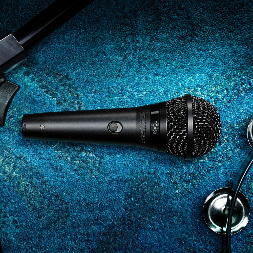 Shure PGA58-LC Cardioid Dynamic Vocal Microphone Less Cable